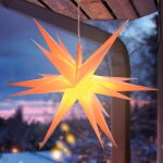 Solar �toile lumineuse �35cm pour l'ext�rieur �toile de no�l d�coration de no�l 102573 - esotec