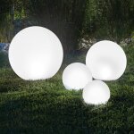 Solarkugel pour le jardin multicolor set de 4 boules lumineuses outdoor 102615 - esotec