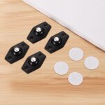 Sollbry - 4 pi�ce petite roulette, mini roulettes pour meubles, roulettes pivotantes, mini roue universelle ...