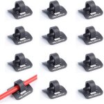 Sollbry - c clips v�lo si�ge de fil adh�sif clips de c�ble de v�lo si�ge en fil 3m avec support adh�sif ...