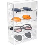 Sollbry support de lunettes bo�te � bijoux pr�sentoir de lunettes porte organisateur avec 4 tiroirs jewelry ...