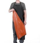 Sollbry tablier de travail mince pvc poids l�ger imperm�able tablier tablier de jardin d'abattoir unisexe ...