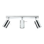 Sollux - plafonnier spot orientable inox pour 3 ampoules gu10 - silamp Sollux - plafonnier spot orientable inox pour 3 ampoules gu10 - silamp