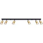 Sollux - plafonniers winx acier 6xgu10 118cm