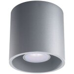 Sollux - spot de plafond en saillie gu10, spot en saillie, plafonnier en saillie, spot en saillie, gris ...