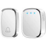 Sonnette sans fil, sonnette de porte �tanche � 300 m�tres de port�e, carillon sans fil avec 1 transmetteur ...