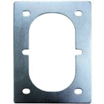 Sonstige - hp autozubehr 25273 contre - plaque pour anneau d'arrimage (l x l x h) 125 x 165 x 3 mm