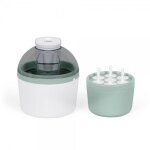 Sorbetiere livoo dom461 - 12w - 1l - cuve aluminium - ple de mlange, moule pour 7 glaces, 7 btonnets ...