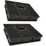 Sos accessoire lot de 2 filtres rectangulaire fat303 type 303 pour hotte whirlpool 484000008581, c00307667 ...