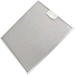 Sos accessoire filtre antigraisse m�tal 352x284 mm pour hotte 49016227 aya, bluesky, candy, elcolux, ...