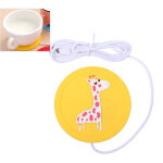 Sous - plat chauffant usb en silicone, mignon motif animaux, antid�rapant pour tasses