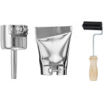 Soudeuse en plastique 1080w poign�e droite pistolet � air chaud bouche ronde bouche plate