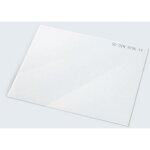 Verre incolore de soudure 133x114 mm