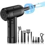 Soufflette air comprim�, 3 vitesses 91 000 tr / min bombe air sec souffleur pc, depoussierant ordinateur ...