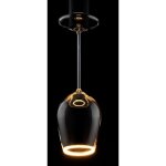 Source lumineuse en verre � vin floating transparent - 5w - e27 - 500lm - 2200k - � 12cm - sg - 55463 ...