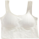 Soutien - gorge sportif sans armatures confortable et sans coutures pour femme, top style d�bardeur couvrant ...