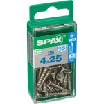 Spax - lot de 25 vis inox t�te frais�e torx diam. 4 mm x l. 25 mm