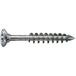 Spax - vis de fa�ade, 4, 5 x 50 mm, 200 unit�s, filetage partiel, t�te bomb�e, t - star plus t20, pointe ...