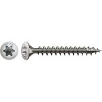 Spax vis � bois t�te frais�e bomb�e tfb t - star torx t15 3. 5x20 filetage total inox a2 - 200 pi�ces ...