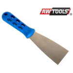 Spatule en acier inoxydable awtools 60 mm manche en plastique
