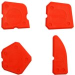 Spatules en silicone 4 pi�ces 100 mm yt - 5261 yato