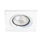 Speed 50 c 230 - encastré gu10, carré, fixe, blanc, lpe non incl. Speed 50 c 230 - encastré gu10, carré, fixe, blanc, lpe non incl.