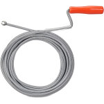 Spirale de nettoyage de tuyaux avec pince, nettoyage mcanique tuyaux, wc, douche, viers, 9mmx 10 m, ...