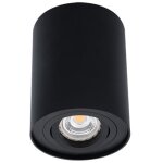 Spot bord en saillie 25w pour �clairage int�rieur - type de plafonnier - plafonnier noir mat