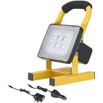 Spot de chantier, 10w led projecteur chantier, 1000lm projecteur led rechargeable 6000k blanc froid, ...