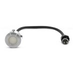 Spot encastrable extrieur 12v 0. 6w bleu / rouge miidex lighting bleu