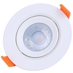 Spots encastrables led ? adapt�s aux salles de bain, cuisines, etc. ? diam�tre de fa�ade 110 mm, d�coupe ...