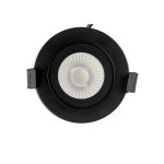 Woltz - spot encastrable orientable variable salle de bain ip65 cct rt2012 led 6w noir Woltz - spot encastrable orientable variable salle de bain ip65 cct rt2012 led 6w noir