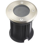 Spot encastrable rond sol inox316l avec montage en srie 2 presses toupe gu10 220v ip67 toronto