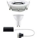 Paulmann nova spot encastrable pour salle de bains led gu10 7 w ip65 blanc mat, chrome