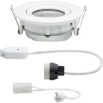 Nova spot encastrable pour salle de bains ampoule halogne gu10, gu5. 3 35 w ip65 blanc mat - paulmann ...
