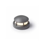 Spot encastr faros pour extrieur gris anthracite 230v led 3w ip54 3000k