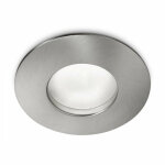 G. e. a. luce - spot gea led aurora r gfa372 led ip65 gu10 spot rond nickel intrieur et extrieur