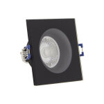 Xanlite - spot gu10 50w 4000k carr� noir ip44 - sp50cip44ncw