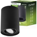 Spot halog�ne en saillie mobile amat - xl gu10 rond noir