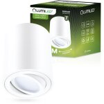 Spot halog�ne en saillie � tube mobile amat - m gu10 rond blanc 84 mm