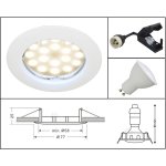 Lampesecoenergie ? spot encastrable led gu10 5w blanc chaud ? �quivalent 50w halog�ne ? installation ...