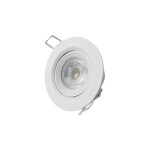 Edm - spot led encastrable 5w - 380lm - 6400k - blanc - 31651
