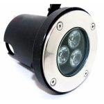 Digilamp - spot led encastrable extrieur ip65 3w 80 - blanc froid 6000k - 8000k - silamp