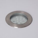 Spot led extérieur 12w inox encastrable au sol 3000k blanc chaud Spot led extérieur 12w inox encastrable au sol 3000k blanc chaud