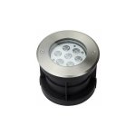 Leclubled - spot led extrieur encastrable 7w diamtre 147mm clairage blanc naturel 4000k extrieur ...