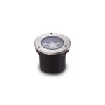 Vision - el - spot led extrieur etna - 5w encastrable miidex lighting blanc - neutre - 4000k - inox ...