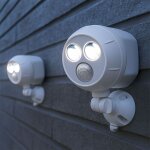 Spot led extrieur lampe murale  piles avec dtecteur de mouvement fonctionnant sur piles lampe extrieure ...