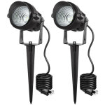 Spot led ext�rieur avec piquet �clairage ext�rieur led � piquer lampe jardin �tanche ip65 lumi�re de ...