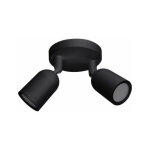 Optonica - spot led en saillie double orientable noir pour ampoule gu10 - silamp Optonica - spot led en saillie double orientable noir pour ampoule gu10 - silamp