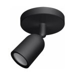 Optonica - spot led en saillie orientable noir pour ampoule gu10 - silamp